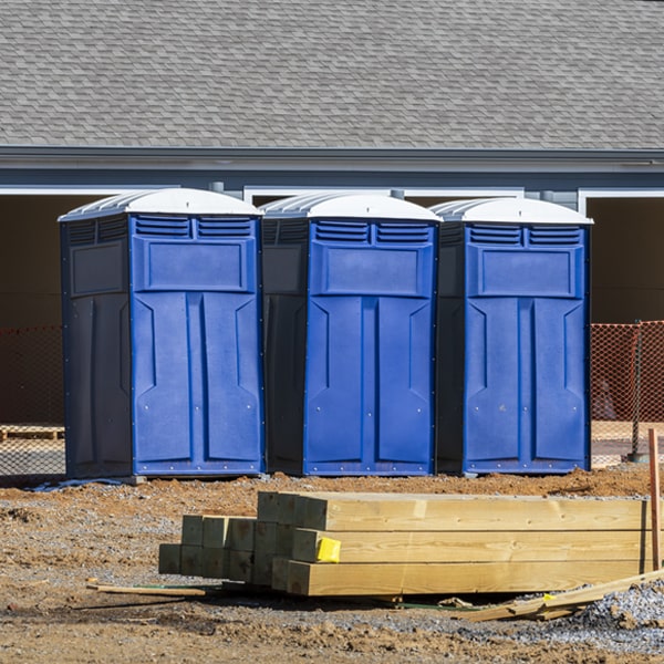 how can i report damages or issues with the portable toilets during my rental period in Fifty Six AR